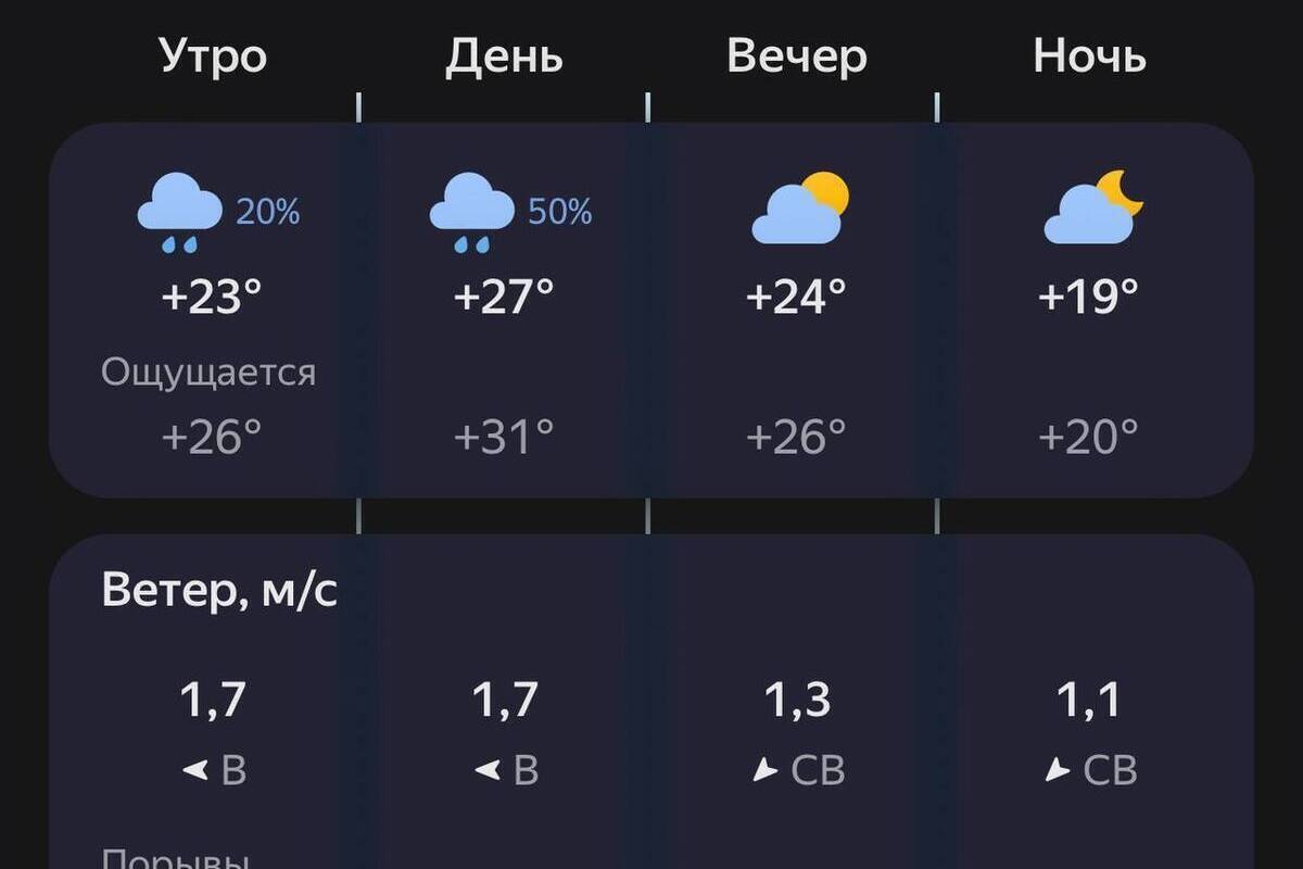 Пензенцев предупредили о грозовом фронте