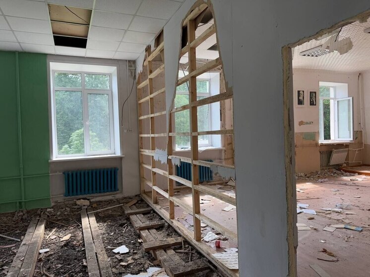 В калужском Кирове разгромили лицей