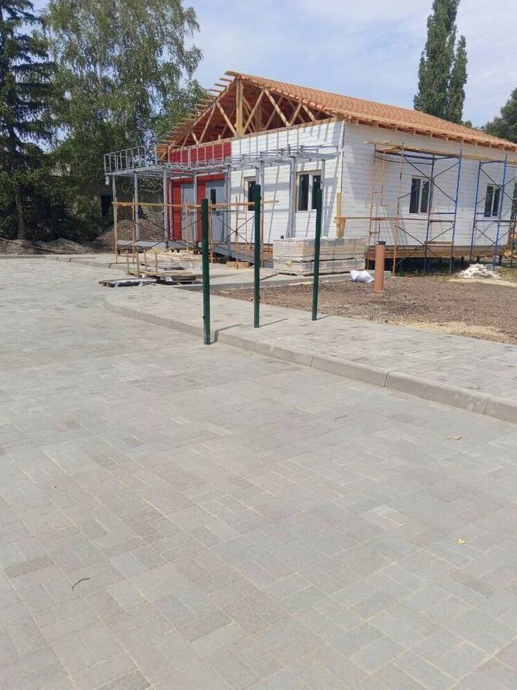 В ЛНР в селе Зориковка строится новый ФАП