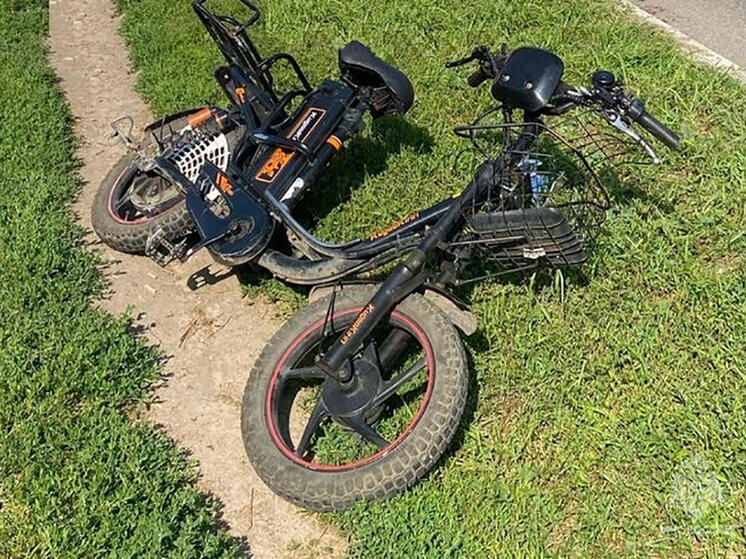 В Калуге пострадал пенсионер на электровелосипеде