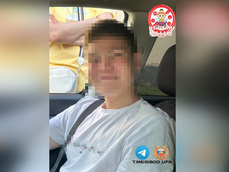 В Уфе задержали пятерых подростков за рулем автомобилей и мотоциклов