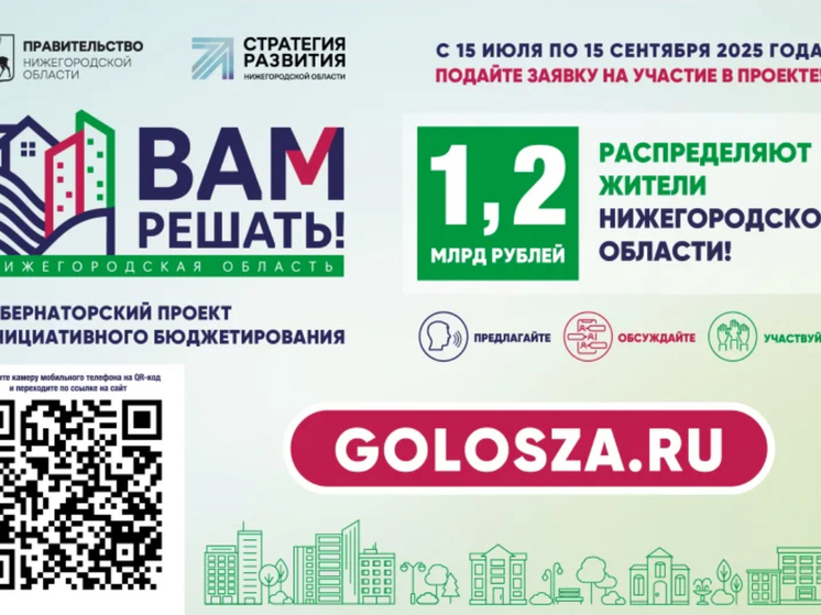 Открыт прием заявок на участие в региональной программе «ВАМ РЕШАТЬ!»