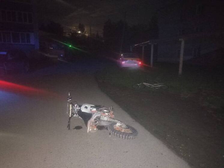 В Копылово подросток на питбайке сбил девочку на велосипеде