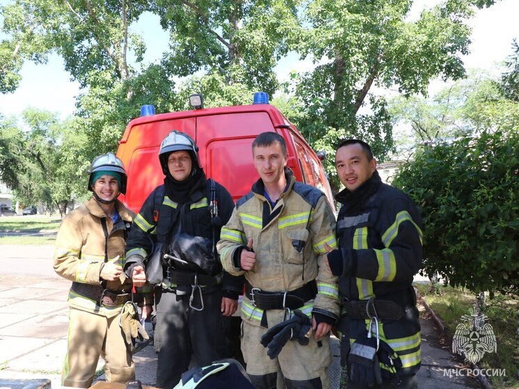 Хакасские пожарные идут на рекорд с количеством возгораний за сутки