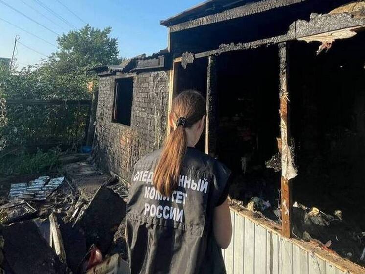 На пожаре под Саратовом погибли женщина и двое детей