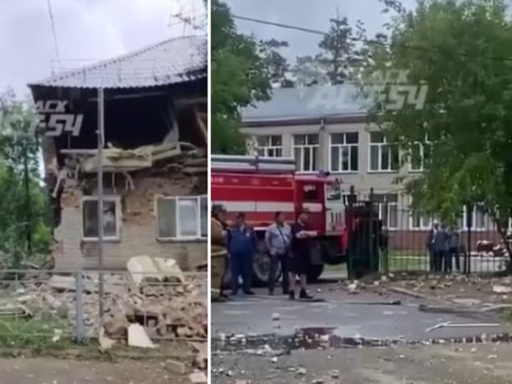 В поселке Красный Яр под Новосибирском прогремел взрыв