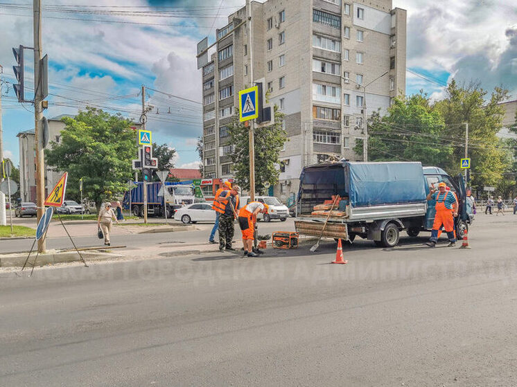 На Московском проспекте в Брянске продолжается капремонт