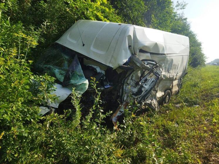 Пять человек пострадали при лобовом столкновении автомобилей под Воронежем