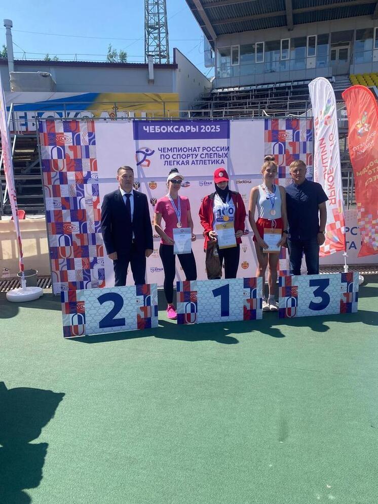 Липчанка завоевала серебро чемпионата России по спорту слепых