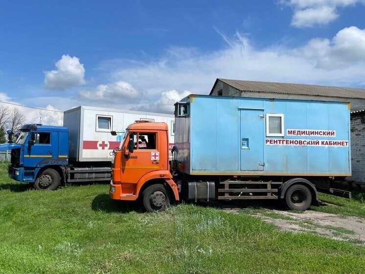 Тамбовские медики автопоезда «Забота» провели приём в селе Пичаево