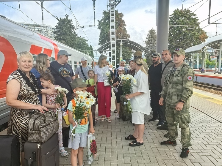 Сочи принял 6 семей из Курской области на реабилитацию