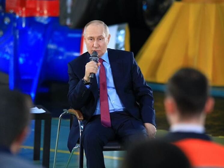 В Магнитогорске встретили Владимира Путина
