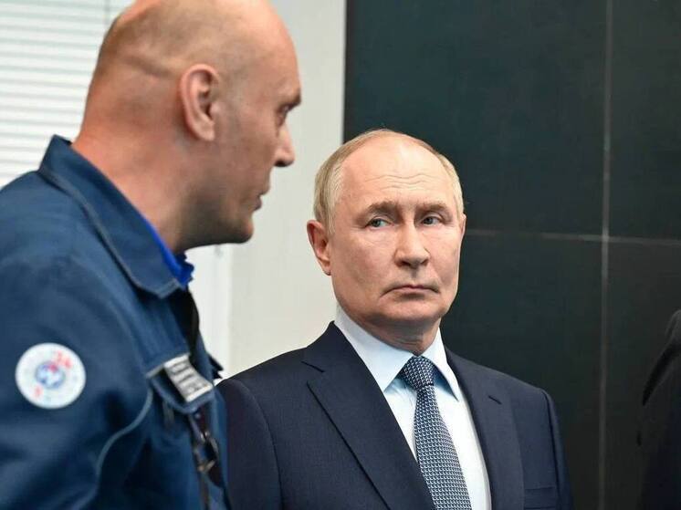 Владимиру Путину показали коксовую батарею на ММК