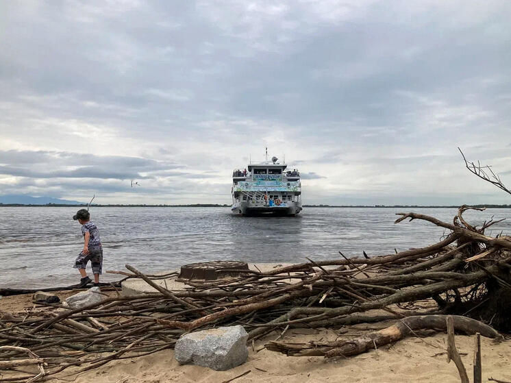 У Хабаровска уровень Амура сохраняется выше нормы