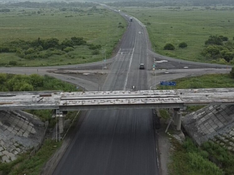 Минтранс Приморья: путепровод под Уссурийском готов на 50%