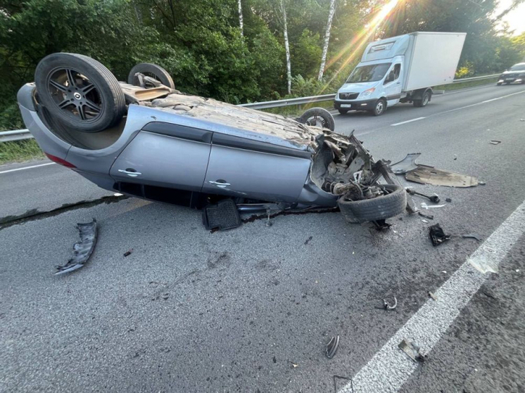Во Владимирской области за один день перевернулось две иномарки