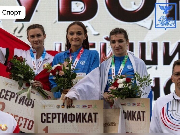 Белгородка привезла две медали с международных соревнований по легкой атлетике