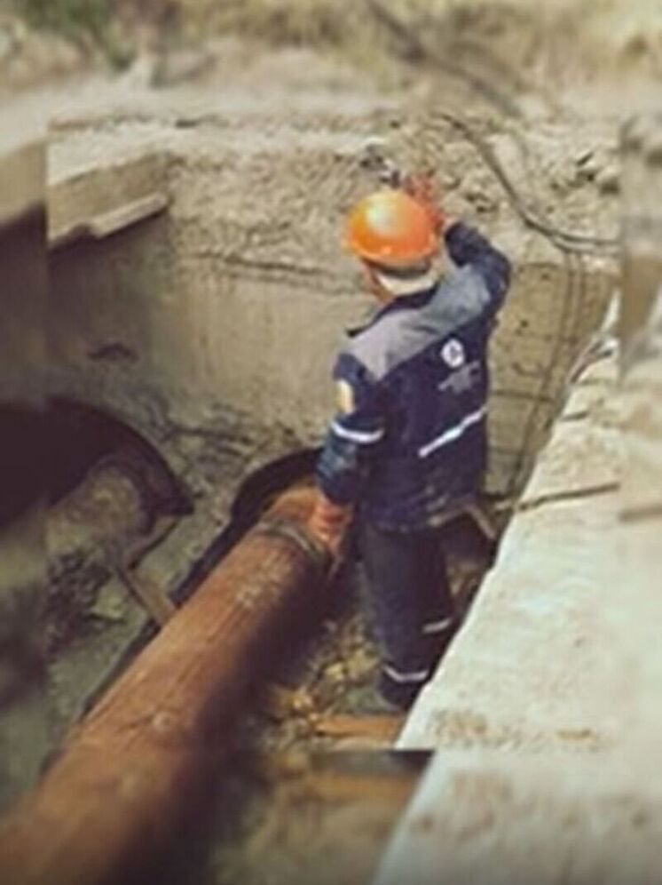 В Курске теплоэнергетики досрочно закончили ремонт сети на Заводской