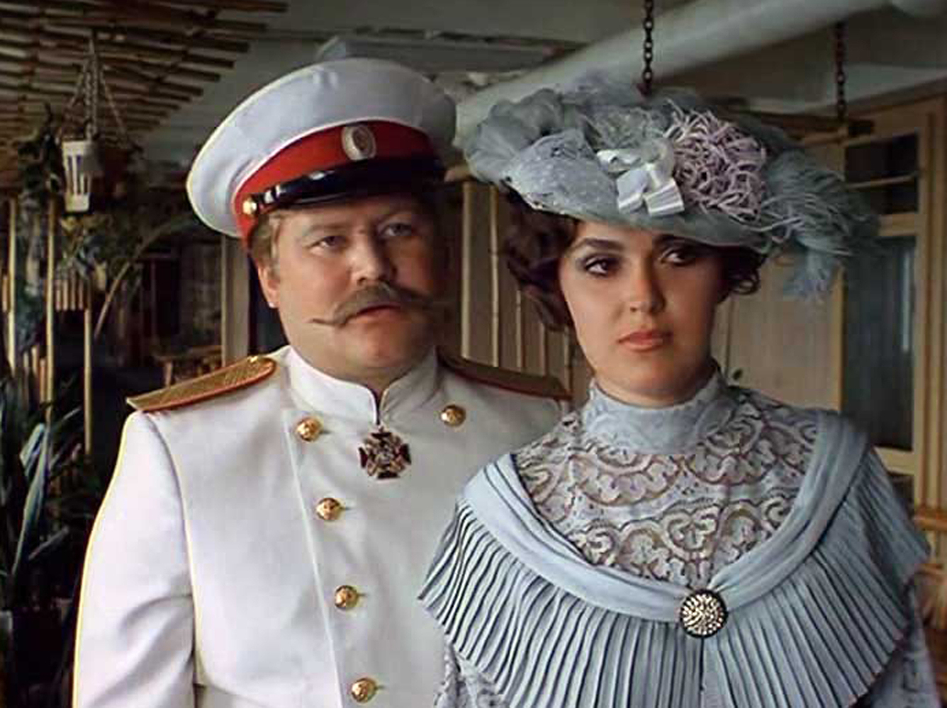 Yuri Kara en el set de `Los festines de Baltasar, o la noche con Stalin`