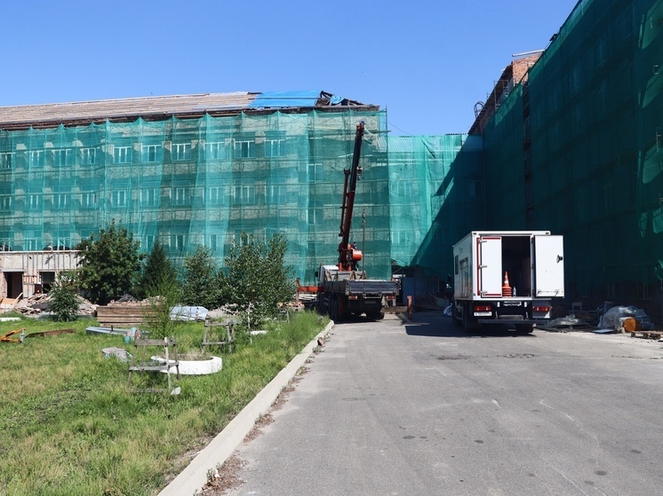 Фасадные работы в абаканской школе №1 планируют завершить до сентября