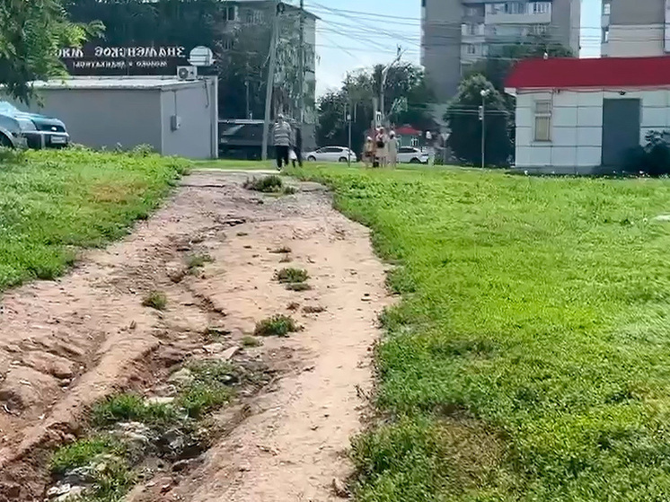 Тамбовчане 17 лет добиваются восстановления разрушенного тротуара