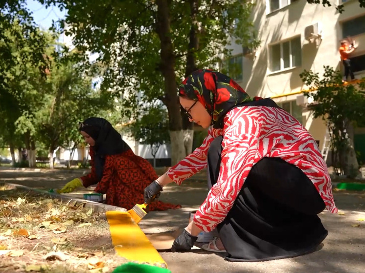 В Грозном обновили фасады 400 зданий и 1300 подъездов