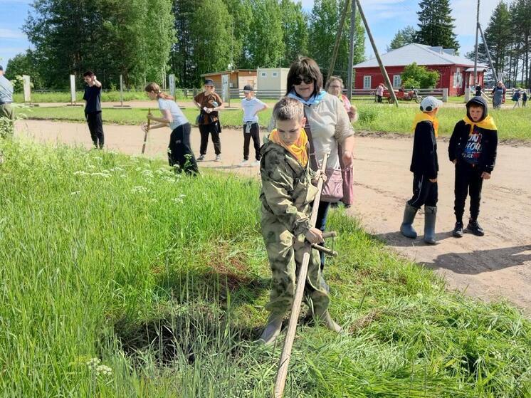 Детский лагерь «Источник» в Верколе завершил первую смену