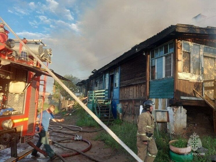 Пенсионер погиб на пожаре в Чите