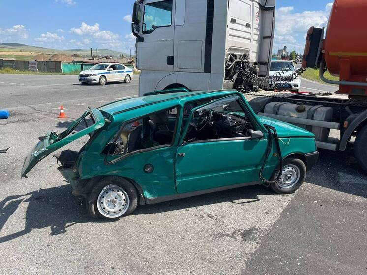 В Ширинском районе Хакасии произошло массовое ДТП с пострадавшими