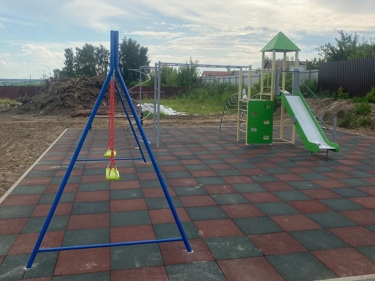 В Болхове на улице Ногина обновили общественную территорию