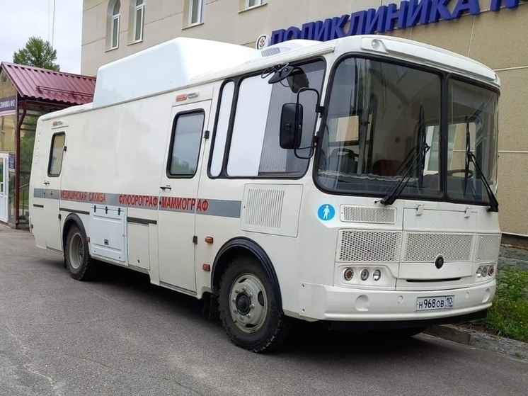 Мобильный маммограф действует в Лоухском районе