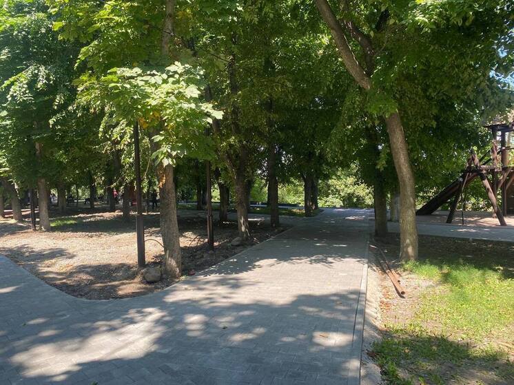 Во Владикавказе завершают благоустройство набережной Терека