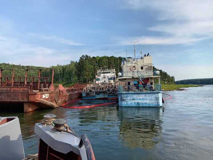 Нанесенный Енисею вред из-за разлива ГСМ оценили в ₽1,2 млрд