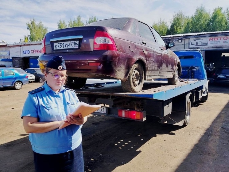 Фотография выдала должника: арестована «Приора» со штрафами на 1,5 млн рублей