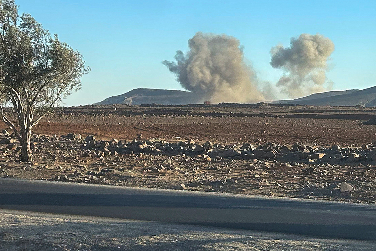 Израильские военные нанесли авиаудар по окраинам сирийского города Суэйда