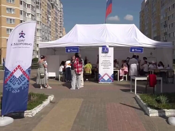 Мобильные пункты здоровья продолжают работать по всей Чувашии