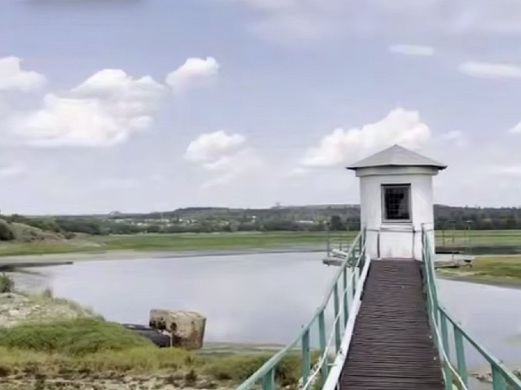 Водохранилище в Енакиево почти полностью высохло из-за нехватки осадков