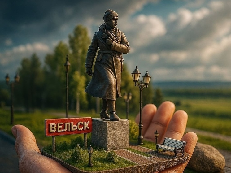 Нейросеть изобразила муниципалитеты Вельского района на "заботливой руке"