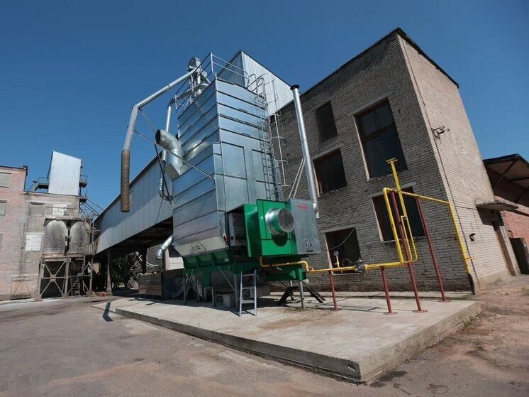 В Сланцевском районе газифицировали зерносушильный комплекс «Родины»