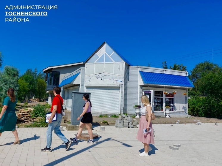 В Тосно провели благоустройство городской среды