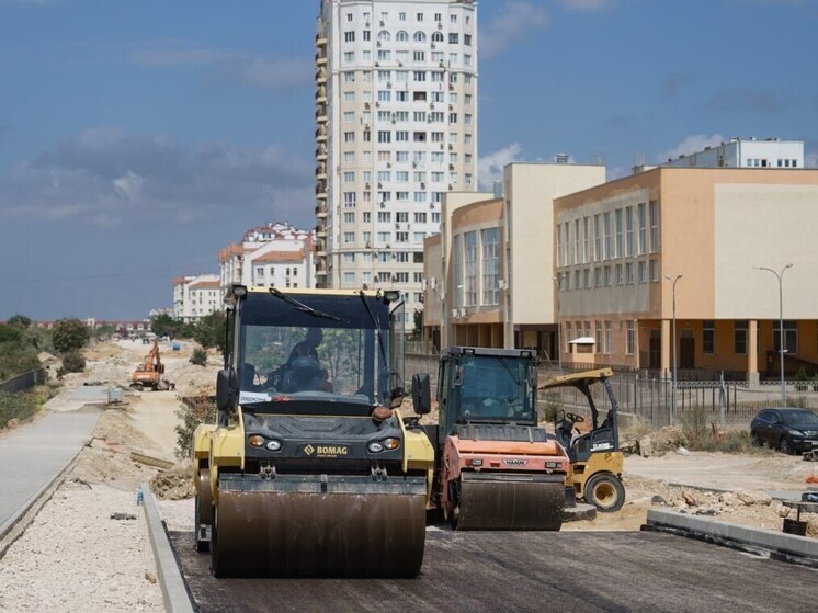 В Севастополе стартовало асфальтирование Античного проспекта