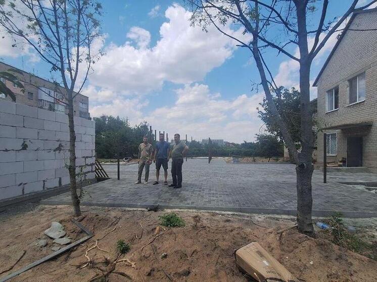 В Мирном на Запорожье продолжается ремонт центра реабилитации детей