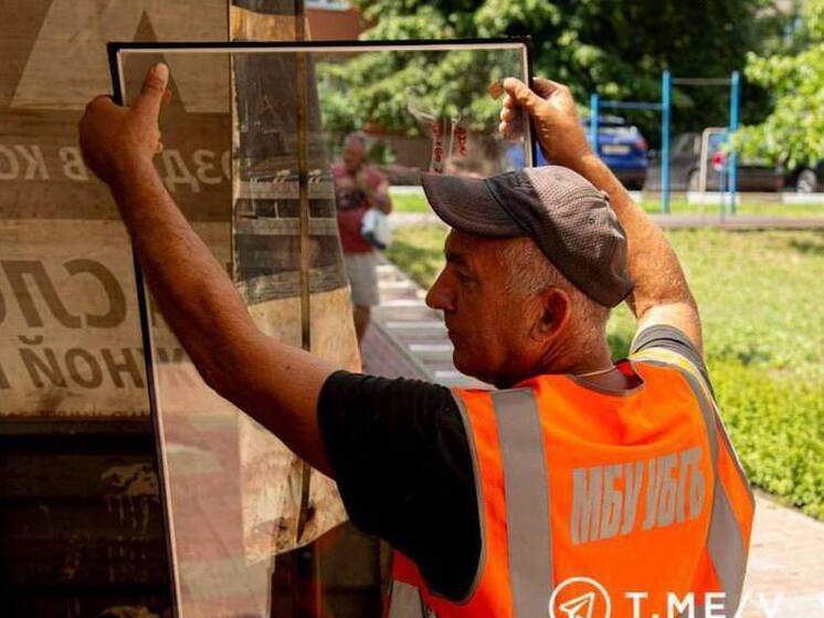 В Белгороде завершается восстановление пострадавшего 10 июля МКД