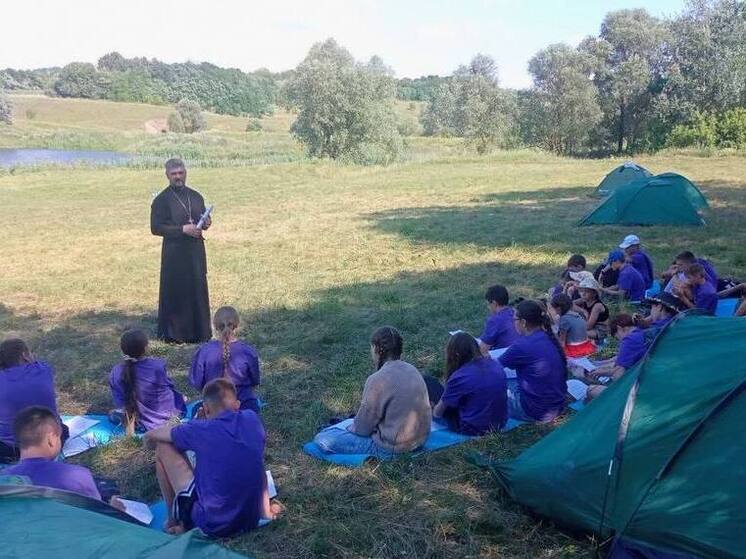 В Белгородской области прошла первая смена православного туристического лагеря