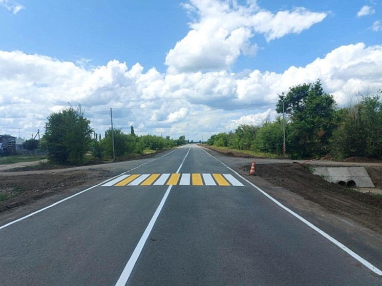  В Волгоградской области ремонтируют 11-километровый участок дороги