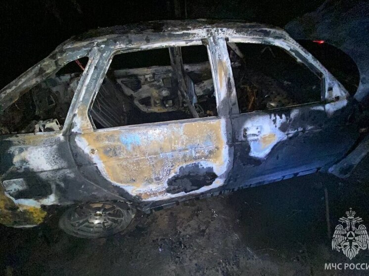 Легковой автомобиль загорелся в Иванове
