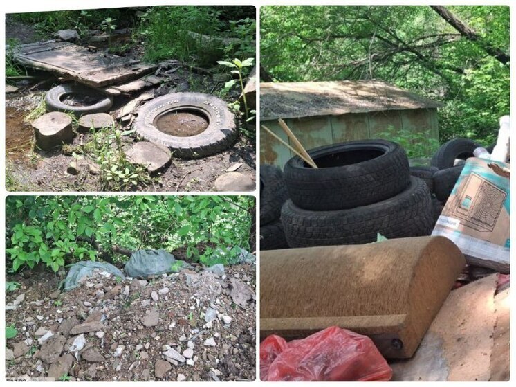 В Хабаровске разобрались со свалкой на переулке Рельефного