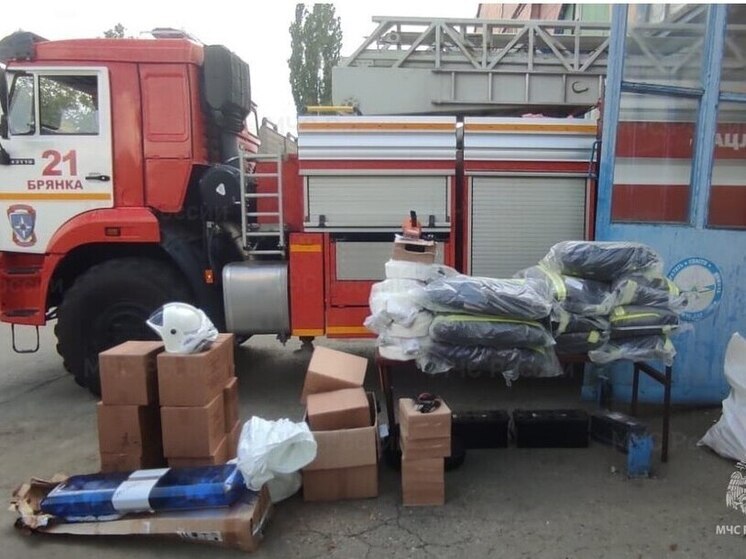 Брянские спасатели доставили партию помощи в Брянку ЛНР