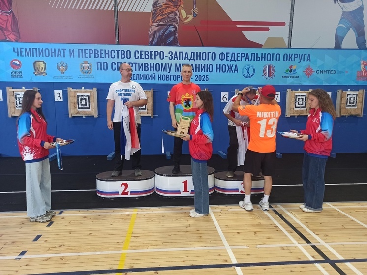 Спортсмен из Карелии лучше всех на Северо-Западе метает нож