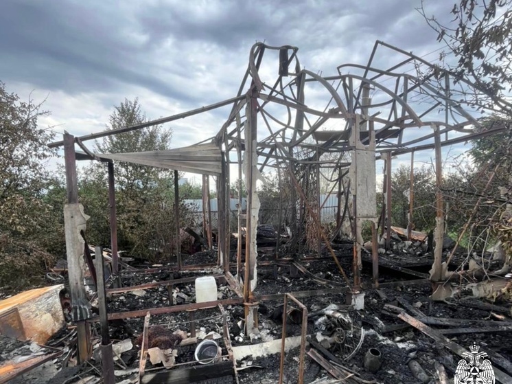 В Гагаринском районе сгорела дача
